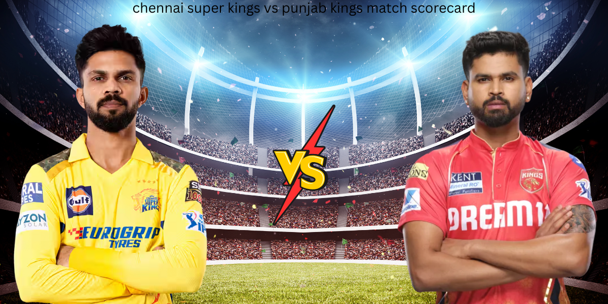 chennai super kings vs punjab kings match scorecard