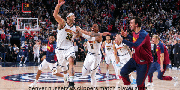 denver nuggets vs clippers match player stats