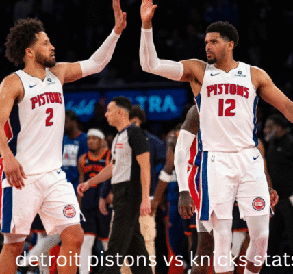 detroit pistons vs knicks stats