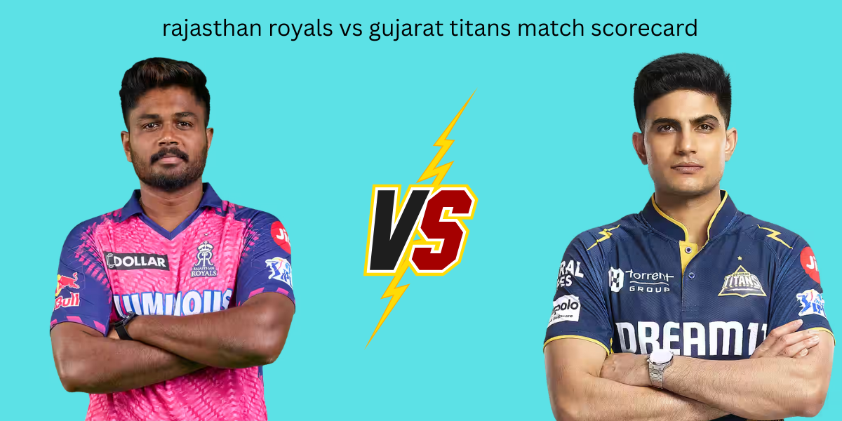 rajasthan royals vs gujarat titans match scorecard