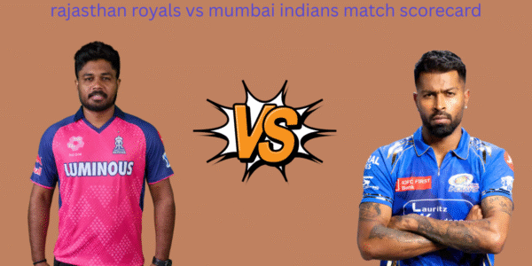 Rajasthan Royals vs Mumbai Indians Match Scorecard 50th at Jaipur IPL April 30,2025