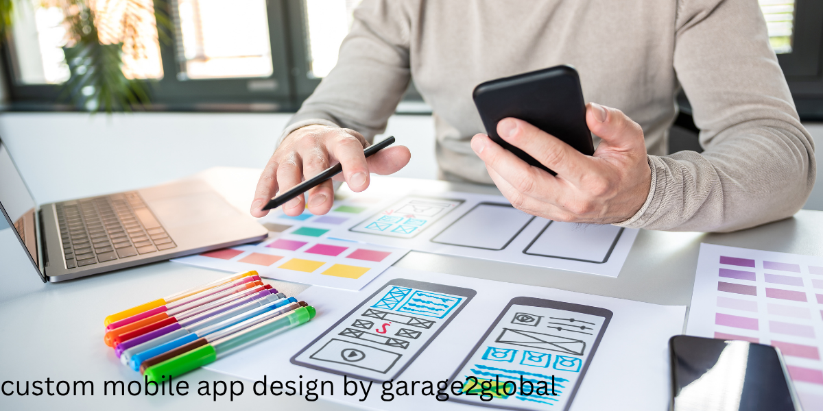 custom mobile app design by garage2global